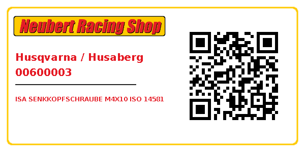 Husqvarna / Husaberg 00600003