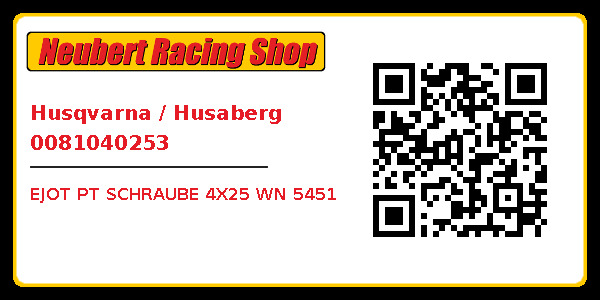 Husqvarna / Husaberg 0081040253