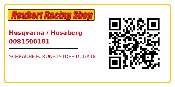 Husqvarna / Husaberg 0081500181
