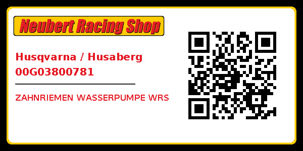 Husqvarna / Husaberg 00G03800781