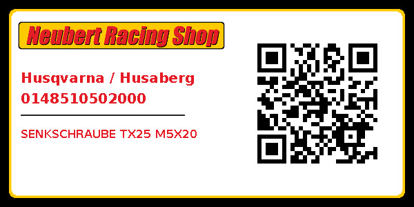 Husqvarna / Husaberg 0148510502000