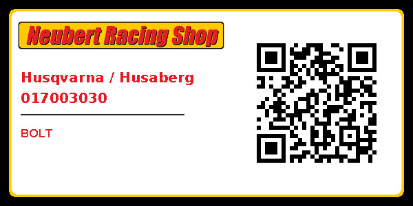 Husqvarna / Husaberg 017003030