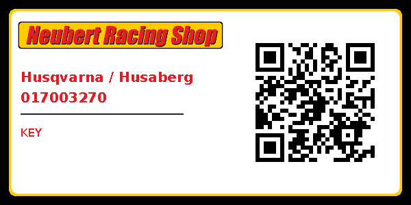 Husqvarna / Husaberg 017003270