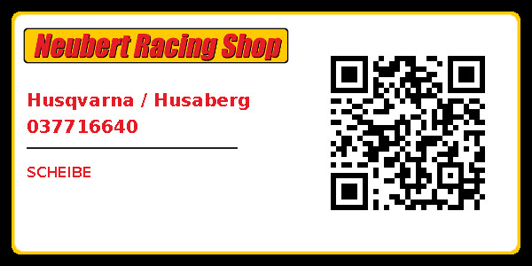 Husqvarna / Husaberg 037716640
