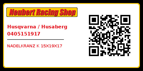 Husqvarna / Husaberg 0405151917