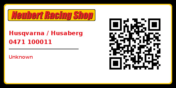 Husqvarna / Husaberg 0471 100011