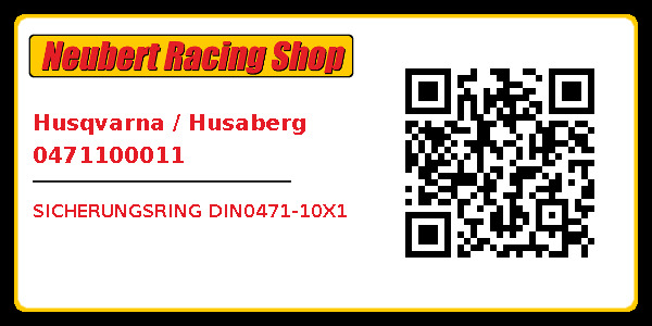 Husqvarna / Husaberg 0471100011