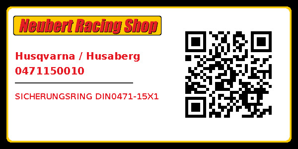 Husqvarna / Husaberg 0471150010