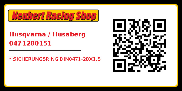 Husqvarna / Husaberg 0471280151