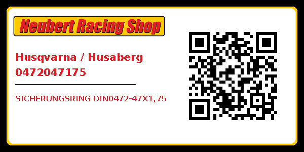 Husqvarna / Husaberg 0472047175