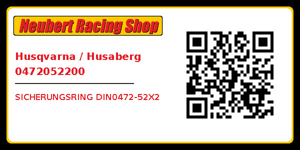 Husqvarna / Husaberg 0472052200