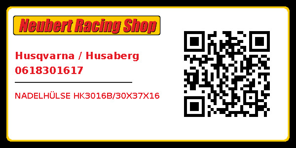 Husqvarna / Husaberg 0618301617