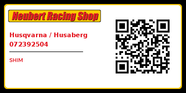 Husqvarna / Husaberg 072392504