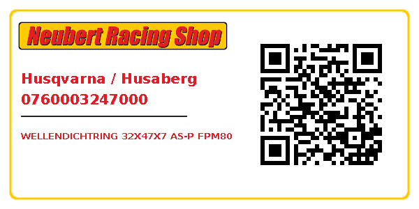 Husqvarna / Husaberg 0760003247000