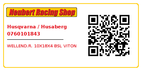 Husqvarna / Husaberg 0760101843