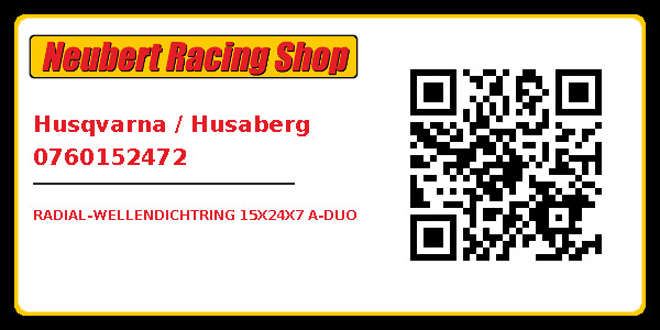 Husqvarna / Husaberg 0760152472