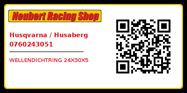 Husqvarna / Husaberg 0760243051