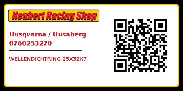 Husqvarna / Husaberg 0760253270