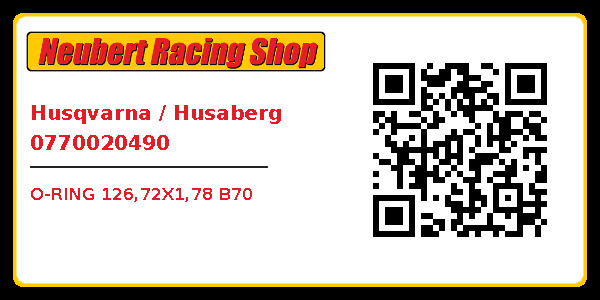 Husqvarna / Husaberg 0770020490