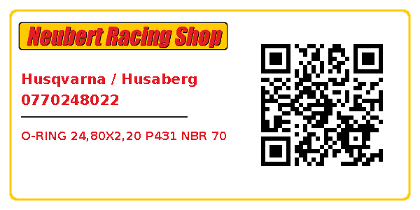 Husqvarna / Husaberg 0770248022