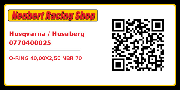 Husqvarna / Husaberg 0770400025