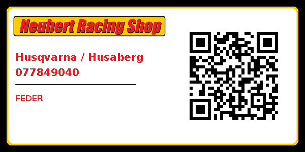 Husqvarna / Husaberg 077849040