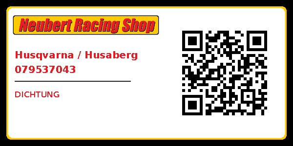 Husqvarna / Husaberg 079537043