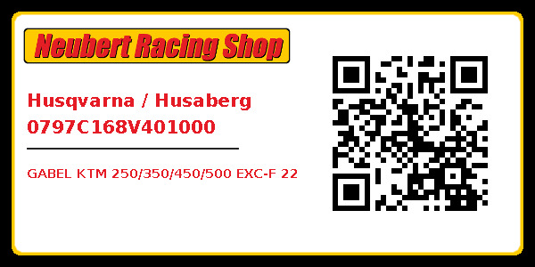 Husqvarna / Husaberg 0797C168V401000