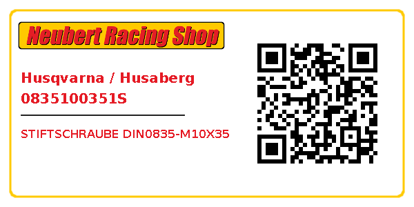 Husqvarna / Husaberg 0835100351S