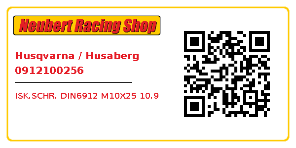 Husqvarna / Husaberg 0912100256