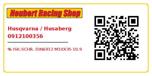 Husqvarna / Husaberg 0912100356