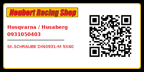 Husqvarna / Husaberg 0931050403