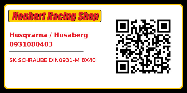 Husqvarna / Husaberg 0931080403