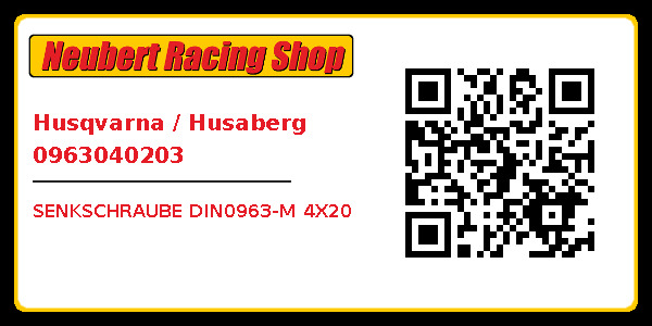 Husqvarna / Husaberg 0963040203