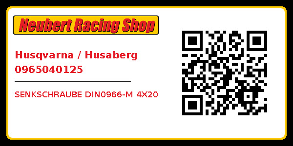 Husqvarna / Husaberg 0965040125