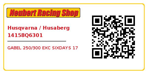 Husqvarna / Husaberg 14158Q6301