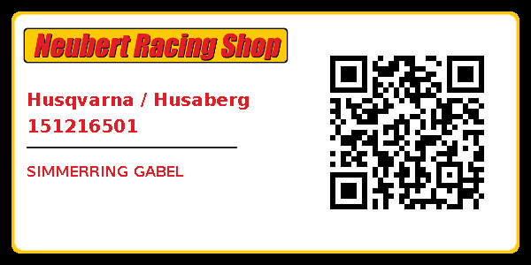 Husqvarna / Husaberg 151216501