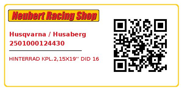 Husqvarna / Husaberg 2501000124430