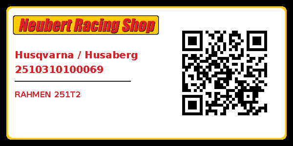 Husqvarna / Husaberg 2510310100069