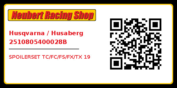 Husqvarna / Husaberg 2510805400028B