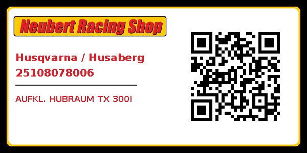 Husqvarna / Husaberg 25108078006