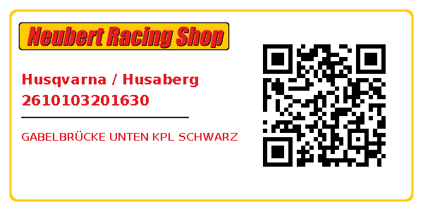 Husqvarna / Husaberg 2610103201630