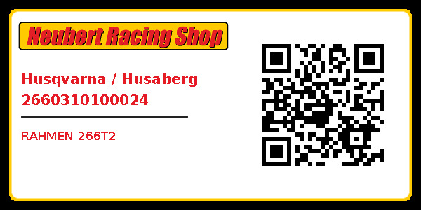 Husqvarna / Husaberg 2660310100024