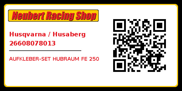 Husqvarna / Husaberg 26608078013