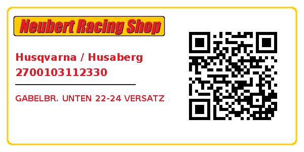 Husqvarna / Husaberg 2700103112330