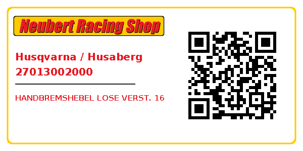 Husqvarna / Husaberg 27013002000