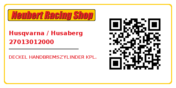 Husqvarna / Husaberg 27013012000