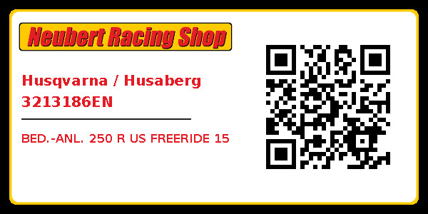 Husqvarna / Husaberg 3213186EN