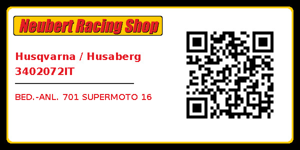 Husqvarna / Husaberg 3402072IT