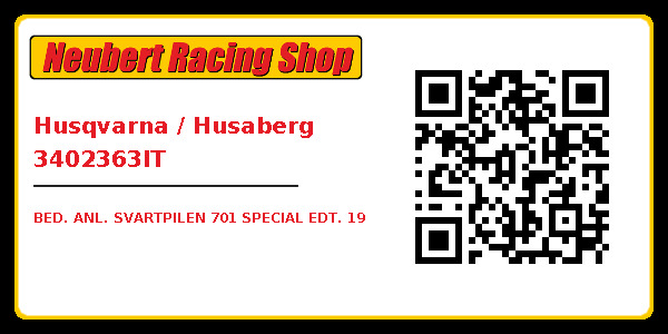 Husqvarna / Husaberg 3402363IT